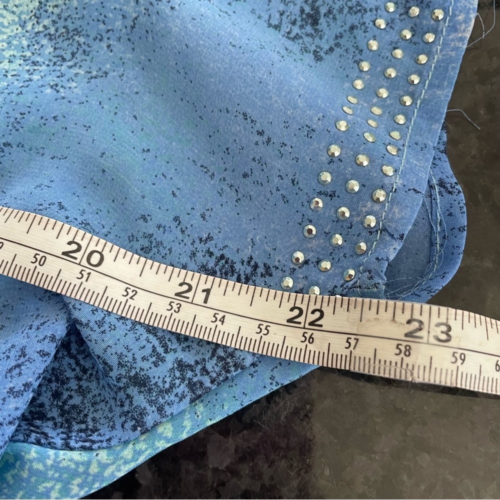 World Unity Blue With Bling Top With Underneath T… - image 7